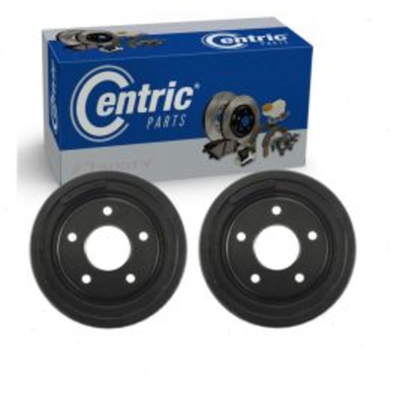 2 pc Centric Premium Rear Brake Drums for 1983-1991 Chevrolet S10 Blazer