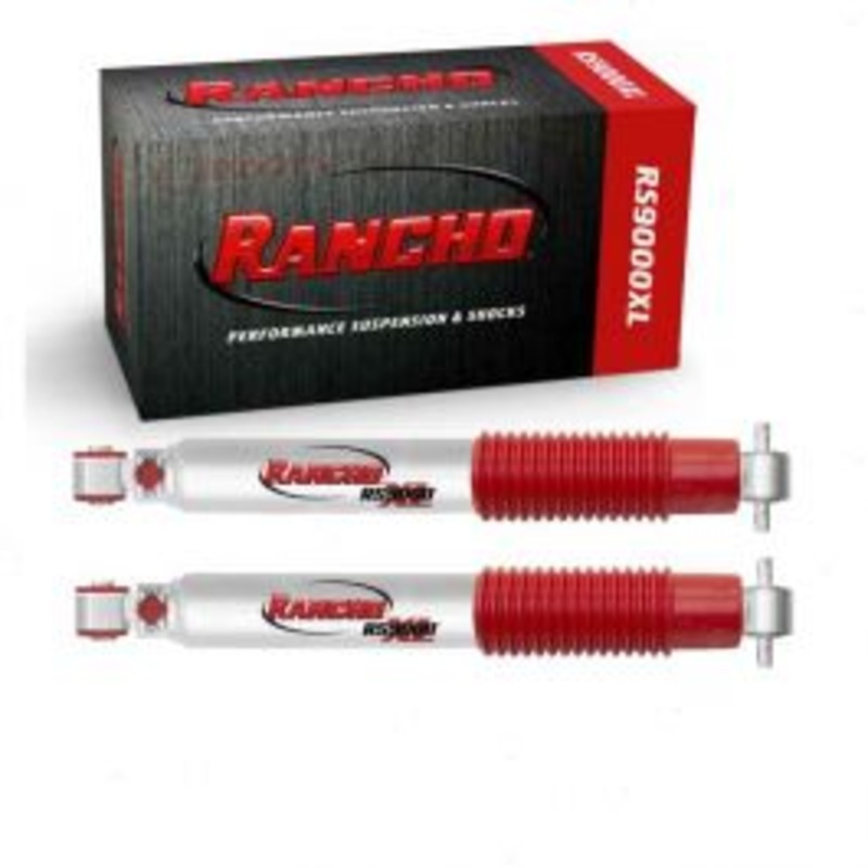 2 pc Rancho RS9000XL Rear Shock Absorbers for 1988-2000 GMC K2500