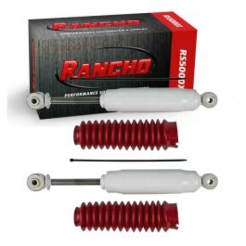 2 pc Rancho RS5000X Front Shock Absorbers for 2004-2009 Dodge Durango