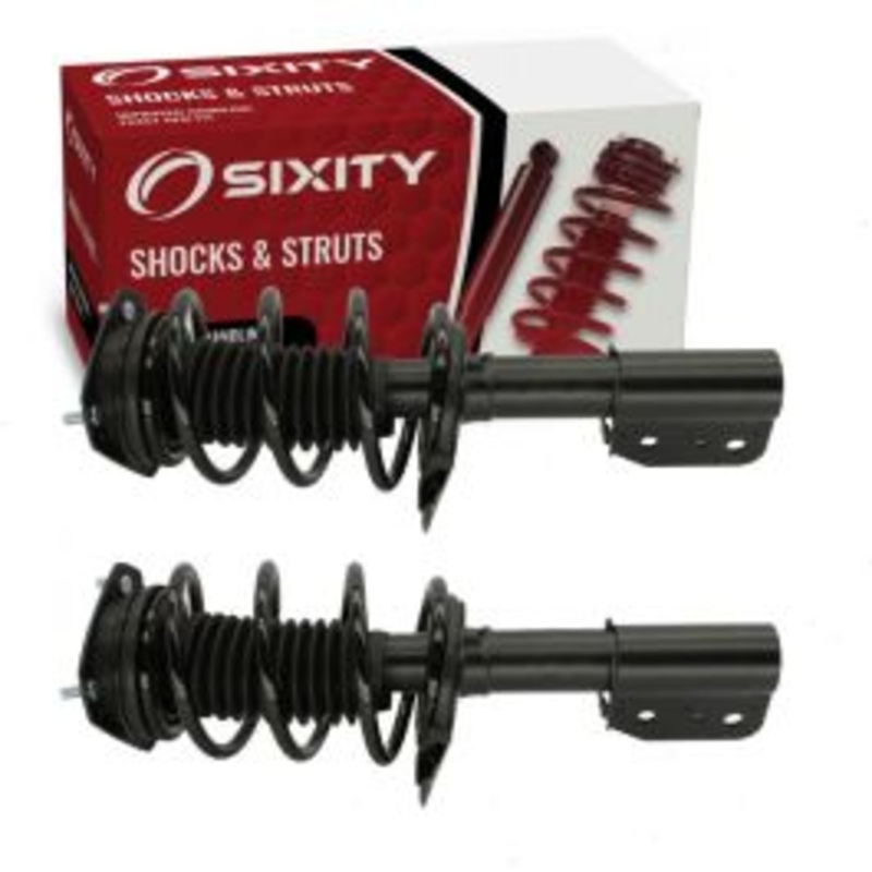 2 pc Sixity Front Strut & Coil Springs for 2000-2005 Chevrolet Impala