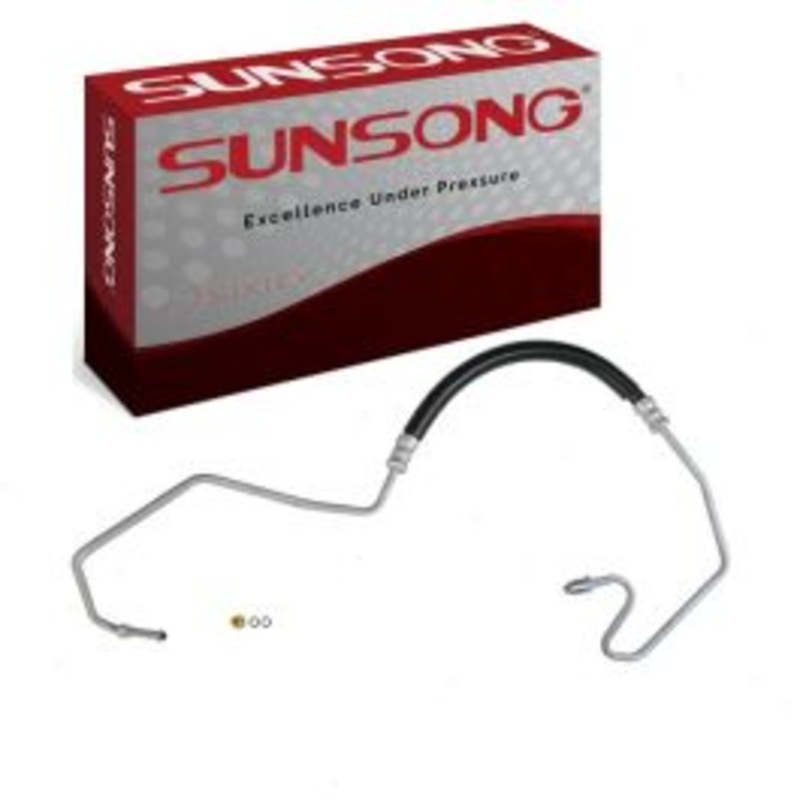 Sunsong Hydroboost To Gear Power Steering Pressure Line Hose for 1996-2000 Chevrolet C3500 5.7L 7.4L V8