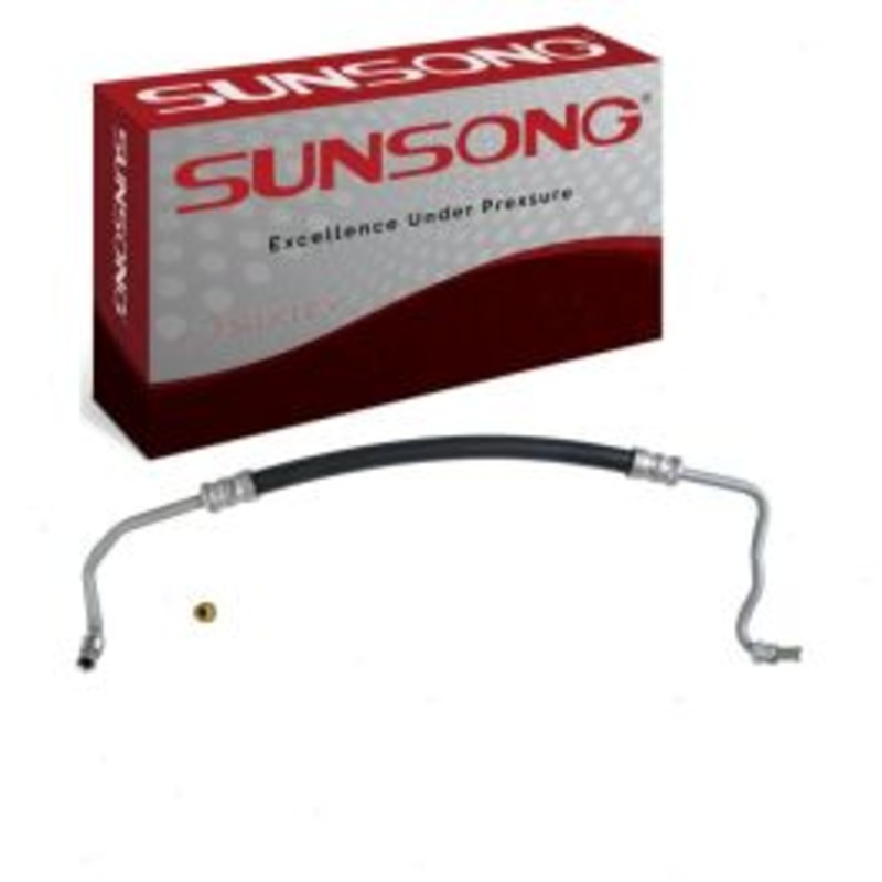 Sunsong Power Steering Pressure Line Hose for 1968-1972 GMC K25 K2500 Pickup