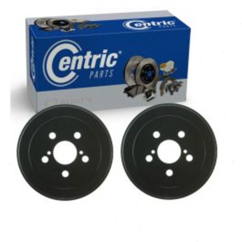 2 pc Centric Premium Rear Brake Drums for 2000-2005 Toyota Celica