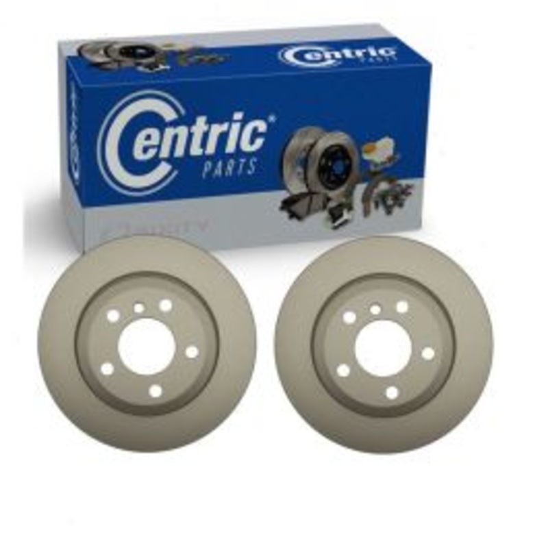2 pc Centric GCX Rear Disc Brake Rotors for 2007-2018 BMW X5