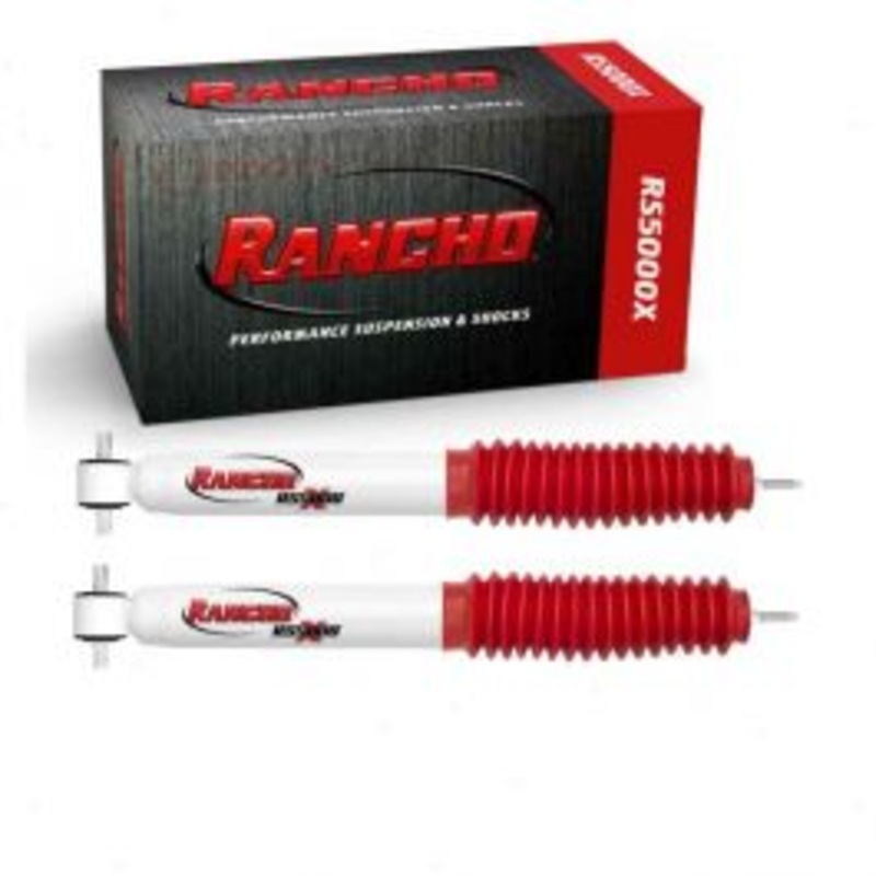 2 pc Rancho RS5000X Front Shock Absorbers for 1997-2006 Jeep Wrangler