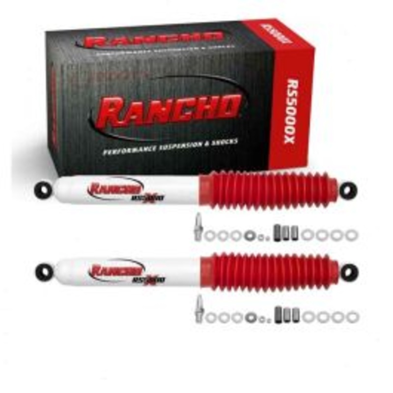 2 pc Rancho RS5000X Rear Shock Absorbers for 1967-1974 GMC K15 K1500 Pickup