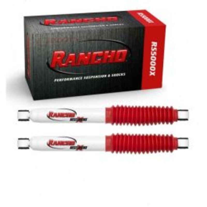2 pc Rancho RS5000X Front Outer Shock Absorbers for 1981-1986 Chevrolet K20