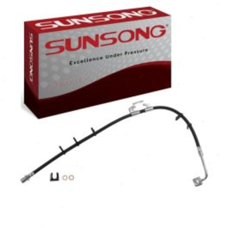 Sunsong Front Left Brake Hydraulic Hose for 2006-2009 Dodge Ram 1500