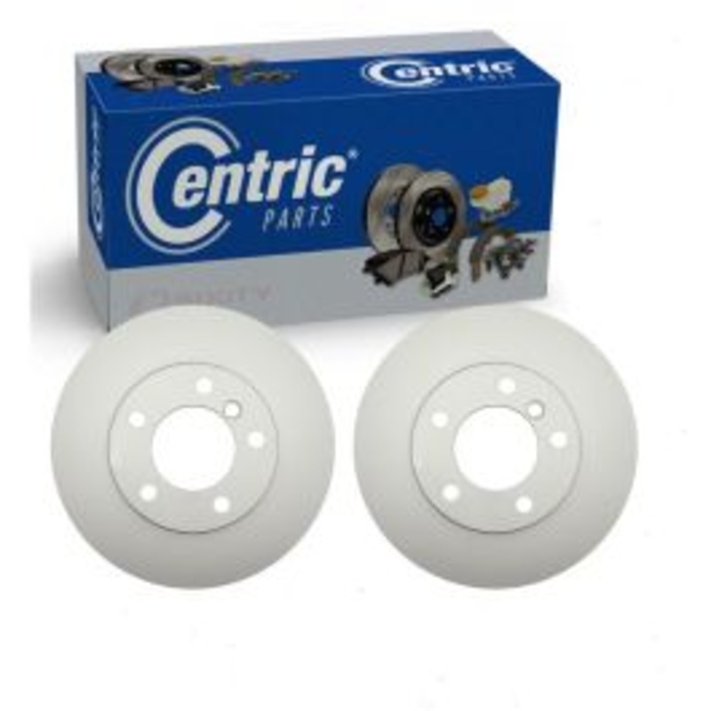 2 pc Centric GCX Front Disc Brake Rotors for 2013-2015 BMW 320i