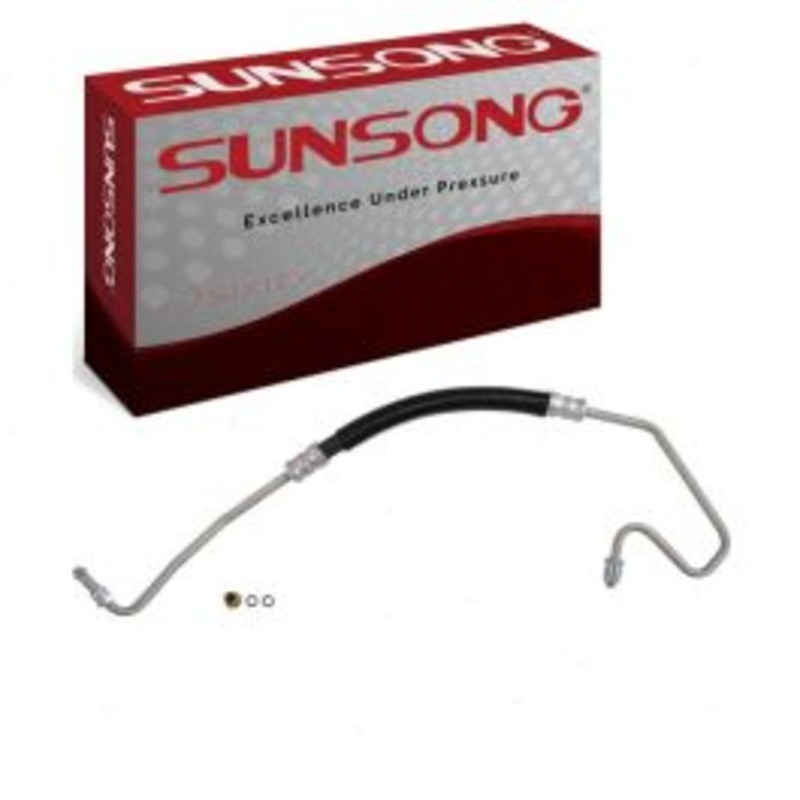 Sunsong Power Steering Pressure Line Hose for 1997-2000 GMC K2500