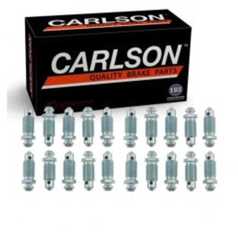2 pc Carlson Front Brake Bleeder Screws for 2013-2021 Ford F-450 Super Duty
