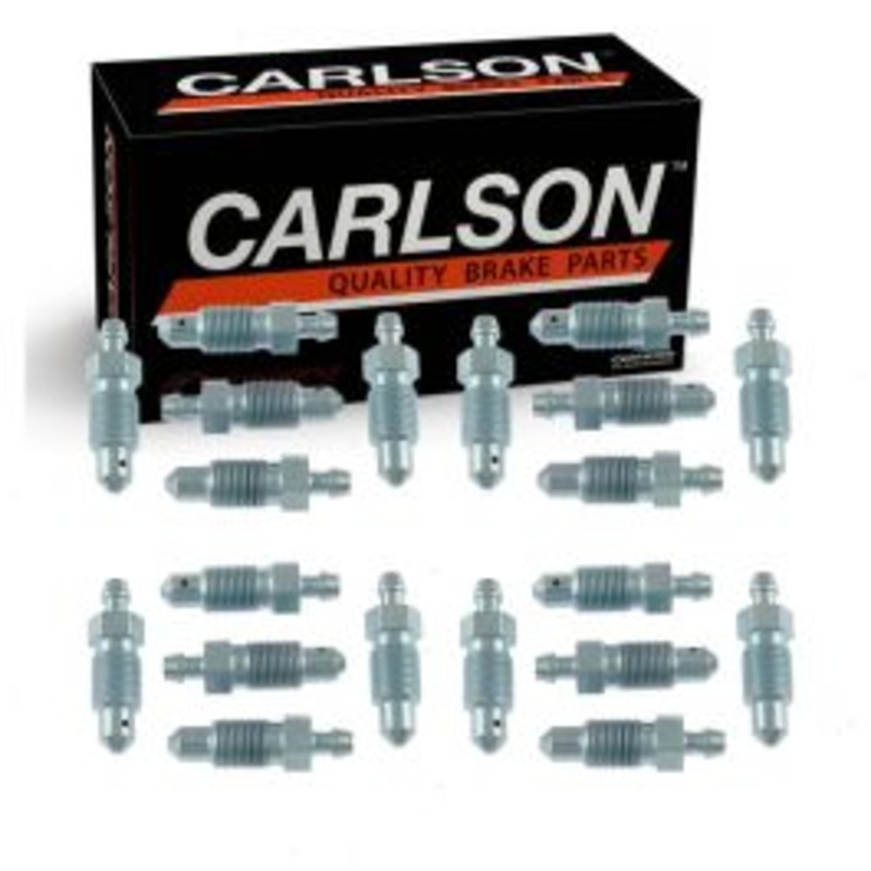 4 pc Carlson Front Brake Bleeder Screws for 2019-2021 Audi A8 Quattro