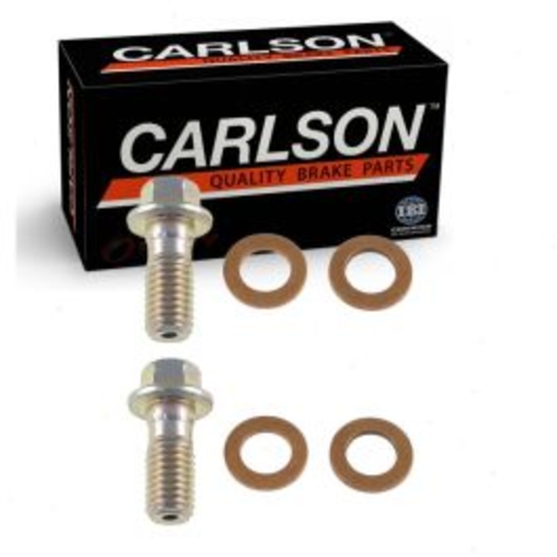2 pc Carlson Rear Brake Hydraulic Banjo Bolts for 2012-2017 Chevrolet Equinox