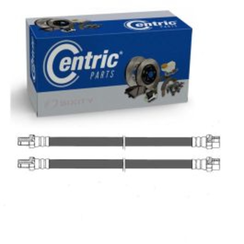 2 pc Centric Premium Rear Brake Hydraulic Hoses for 2007 Mercedes-Benz CLK63 AMG