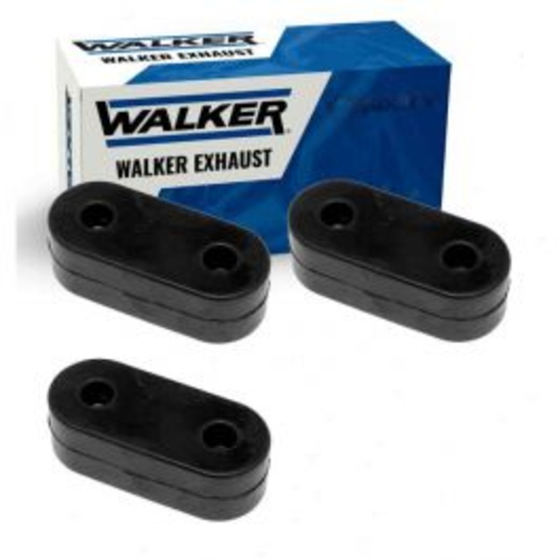 3 pc Walker Muffler Assm Exhaust System Insulators for 2010-2015 GMC Terrain 3.0L 3.6L V6