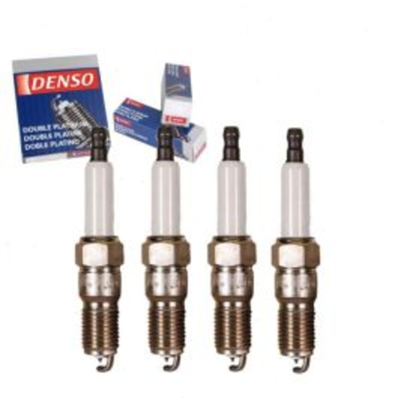 4 pc DENSO Double Platinum Spark Plugs for 1974-1980 Ford Pinto 2.3L L4