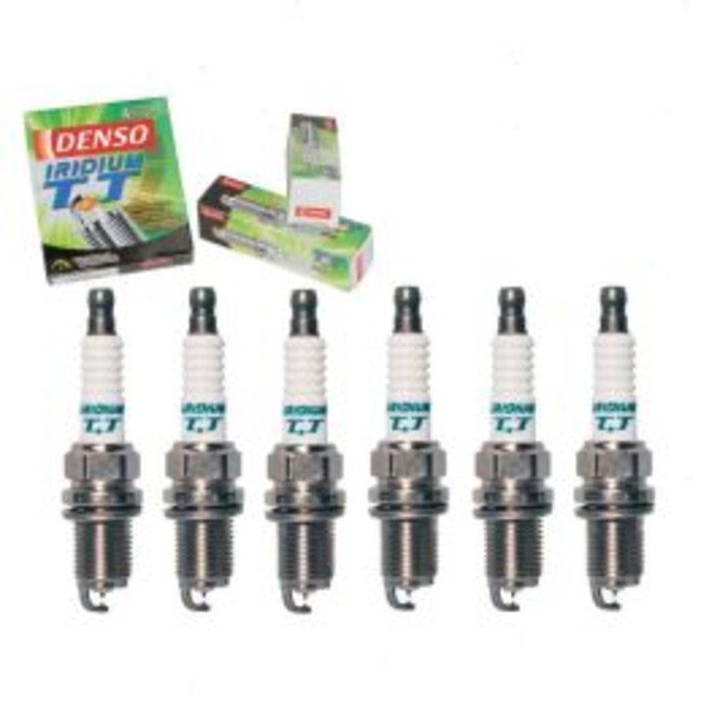 6 pc DENSO Iridium TT Spark Plugs for 2004-2010 Dodge Dakota 3.7L V6
