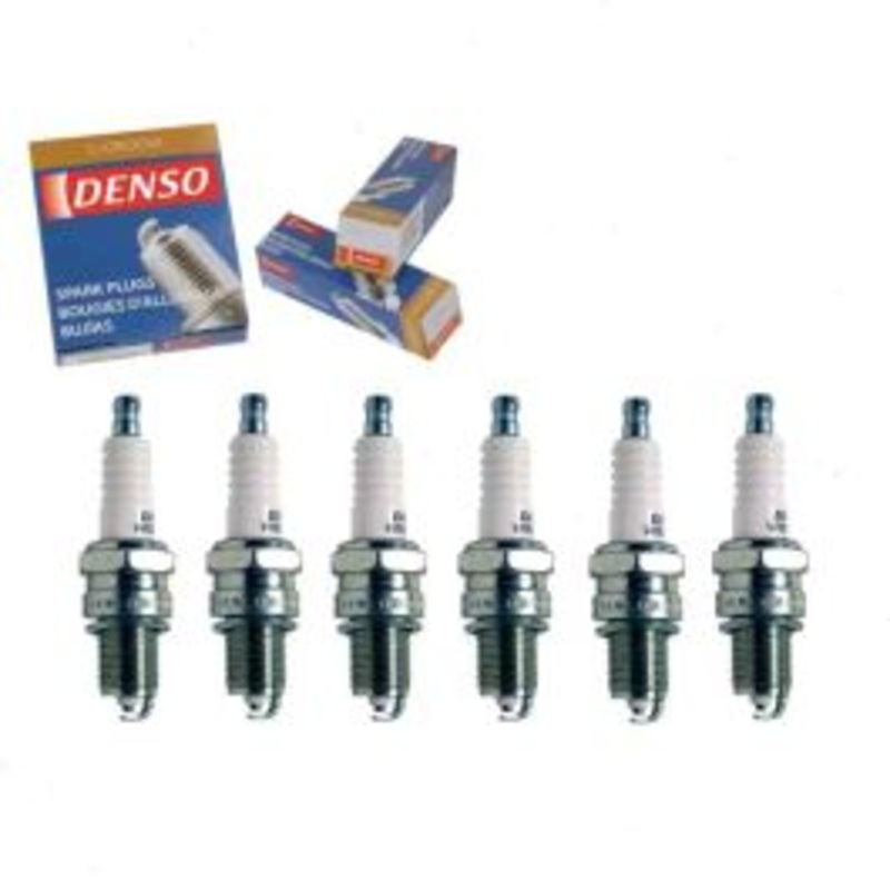 6 pc DENSO Standard U-Groove Spark Plugs for 1963 GMC PB1000 Series 3.8L L6