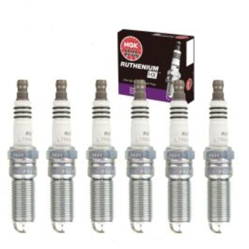 6 pc NGK Ruthenium HX Spark Plugs for 2008-2017 Chevrolet Equinox 3.0L 3.6L V6