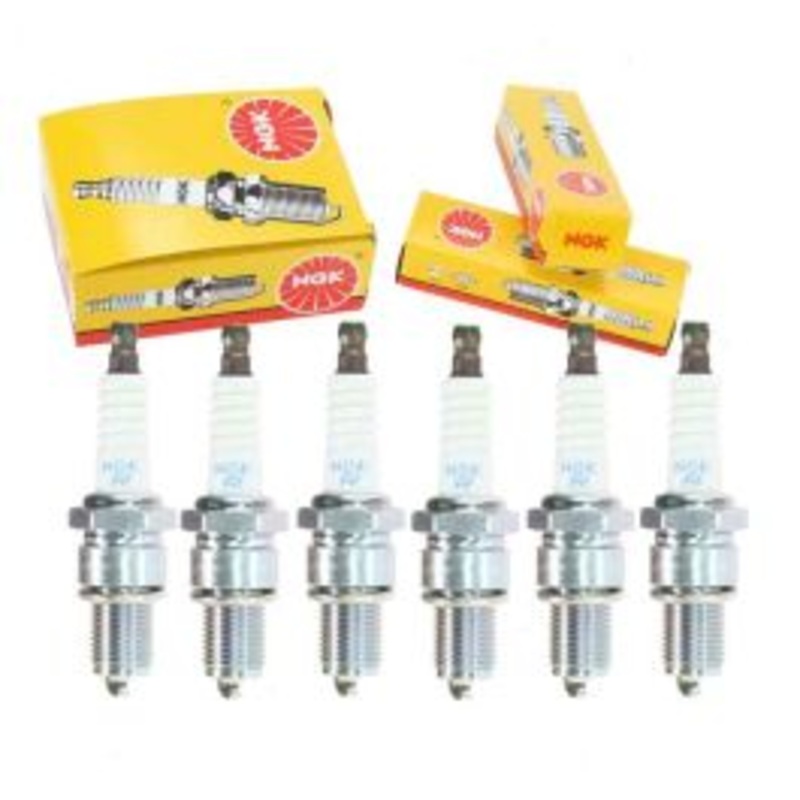 6 pc NGK Standard Spark Plugs for 1966 GMC PB25 Series 4.1L L6