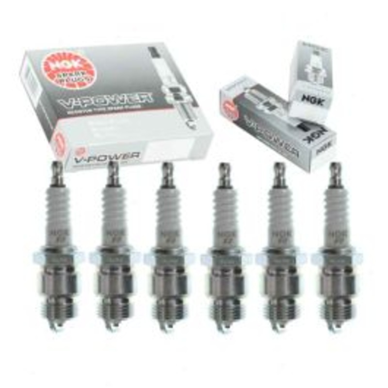6 pc NGK V-Power Spark Plugs for 1963 Ford Ford 300 3.3L 3.6L L6