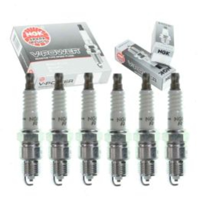 6 pc NGK V-Power Spark Plugs for 1981-1982 Cadillac Seville 4.1L V6