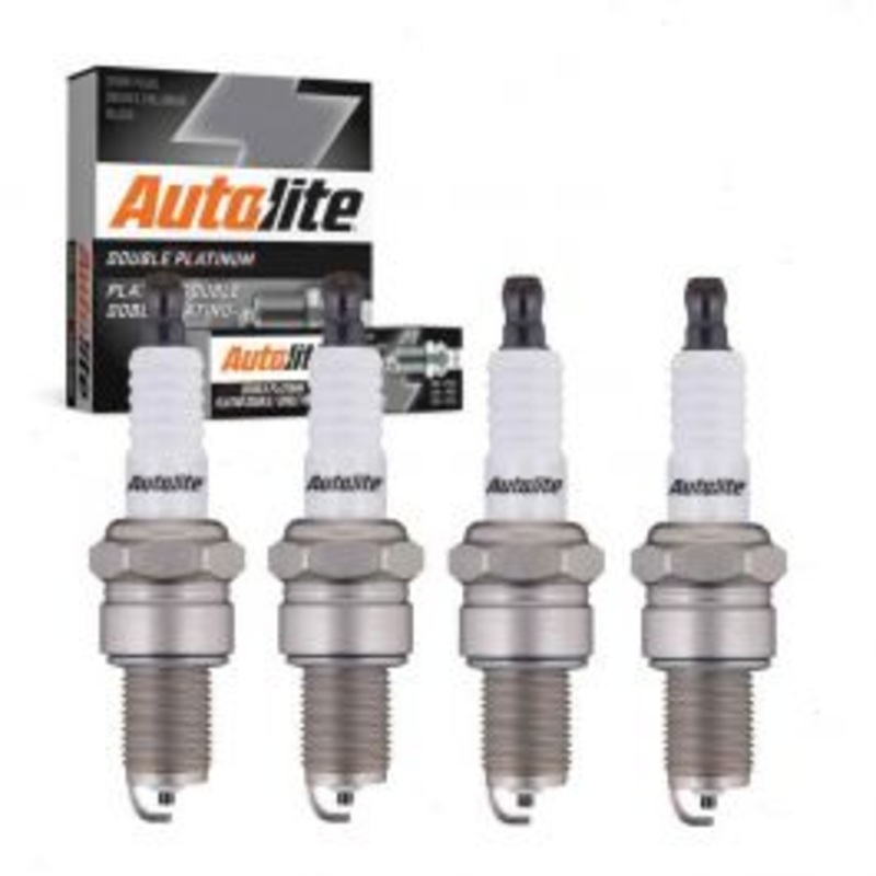 4 pc Autolite Double Platinum Spark Plug for 1964 Alfa Romeo GTZ