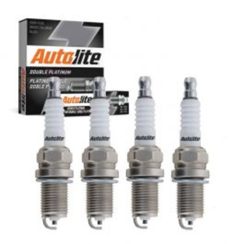 4 pc Autolite Double Platinum Spark Plug for 1989-1990 Nissan Pulsar NX 1.6L