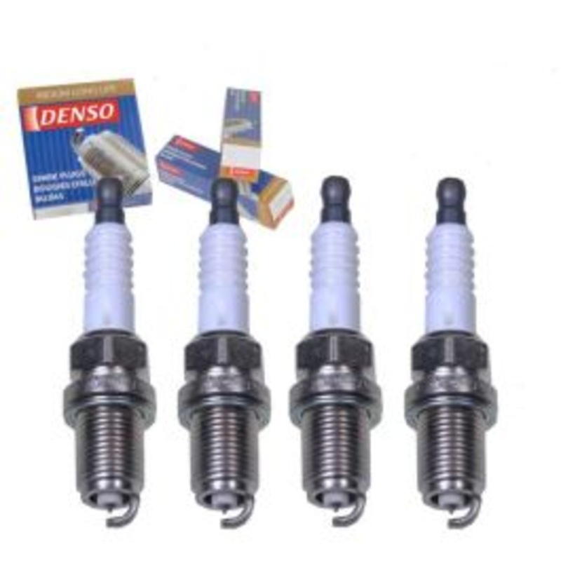 4 pc DENSO Iridium Long Life Spark Plugs for 1990-1991 Mazda 323 1.8L L4