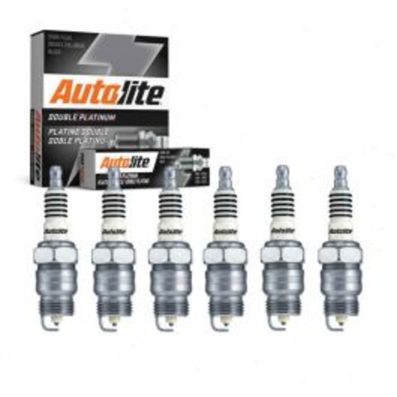 6 pc Autolite Double Platinum Spark Plug for 1969-1983 Ford E-100 Econoline