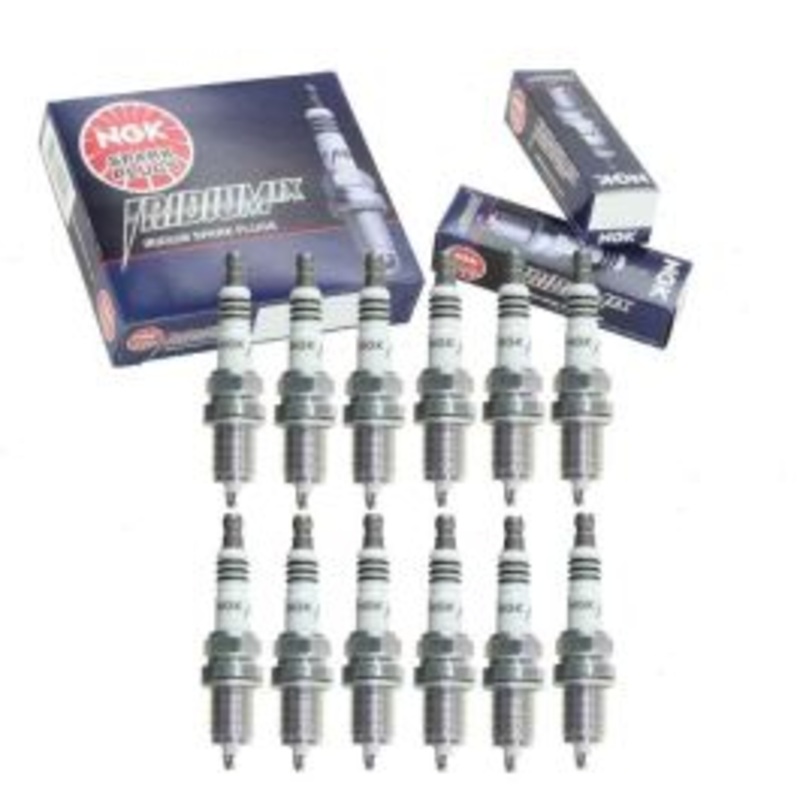 12 pc NGK Iridium IX Spark Plugs for 1991-1992 BMW 850i 5.0L V12
