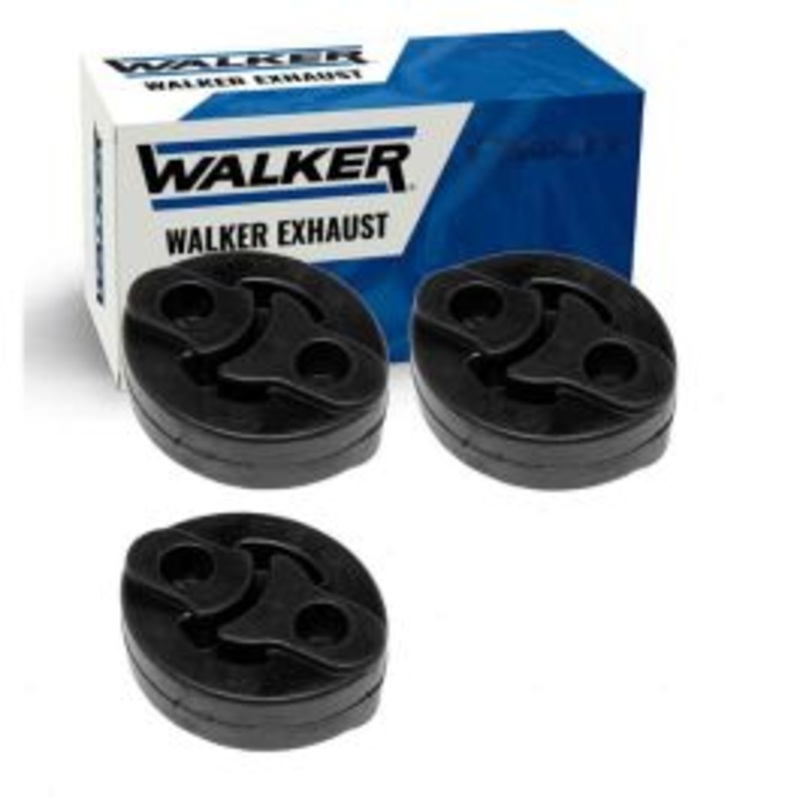 3 pc Walker Muffler Assm Exhaust System Insulators for 2008-2012 Chevrolet Malibu 3.6L V6