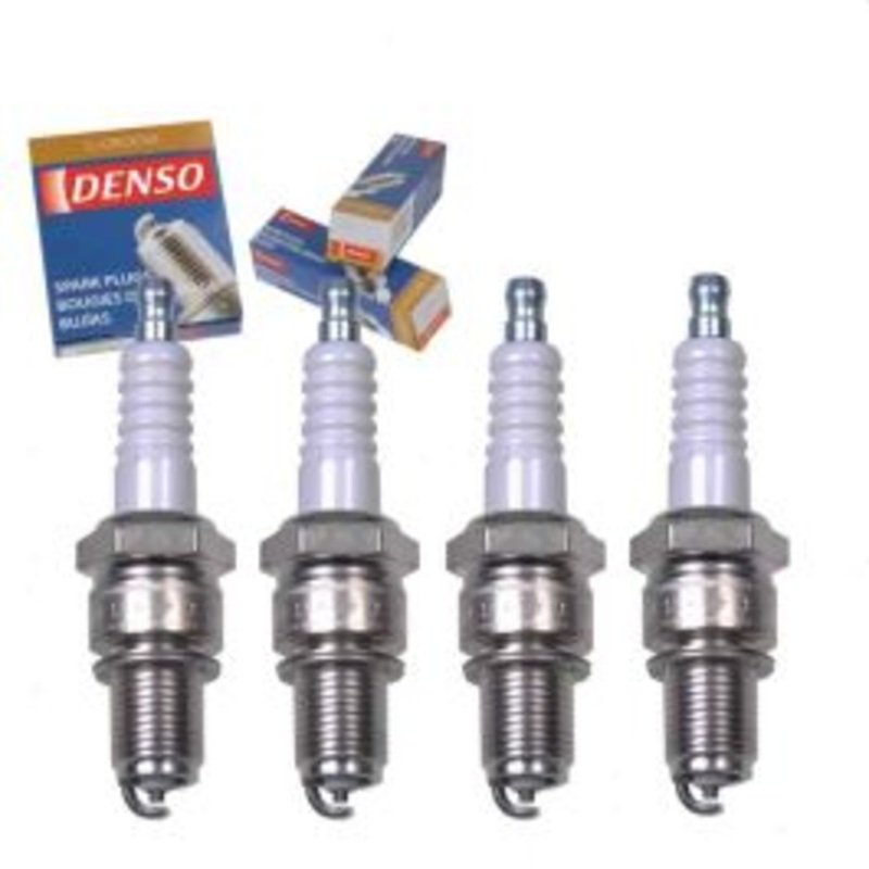 4 pc DENSO Standard U-Groove Spark Plugs for 1991-1997 Isuzu Rodeo 2.6L L4