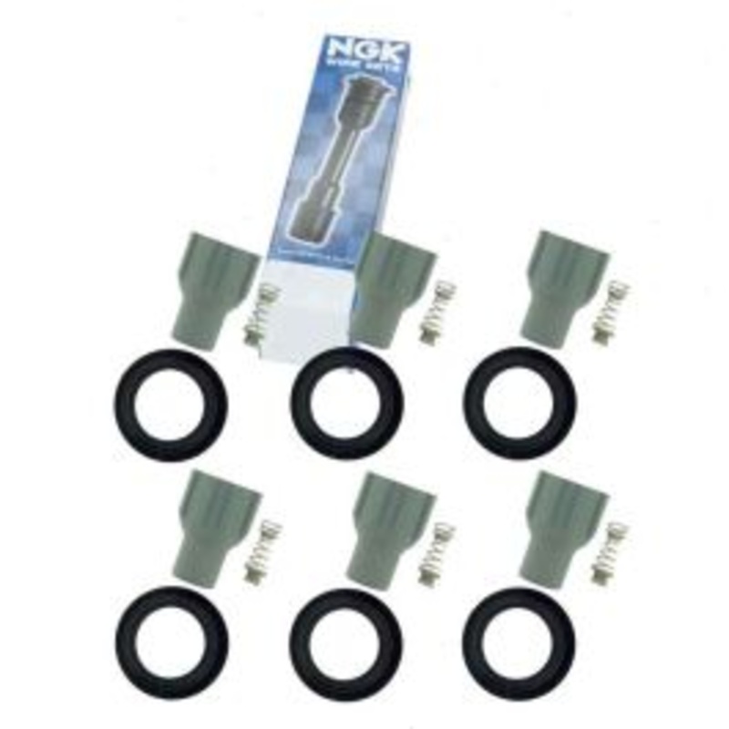6 pc NGK Ignition Coil Boots for 2008-2009 Pontiac G8 3.6L V6