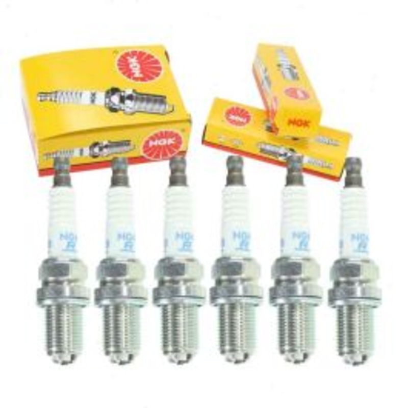 6 pc NGK Standard Spark Plugs for 2001-2005 BMW 525i 2.5L L6