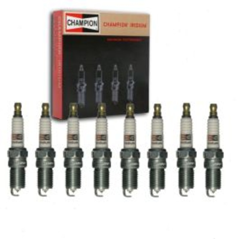8 pc Champion Iridium Spark Plugs for 1996-1999 GMC C2500 Suburban 5.7L 7.4L V8