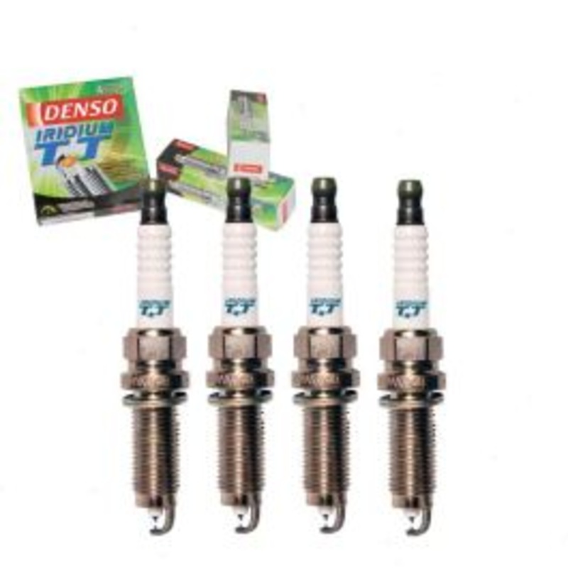 4 pc DENSO Iridium TT Spark Plugs for 2014-2016 Nissan Rogue 2.5L L4