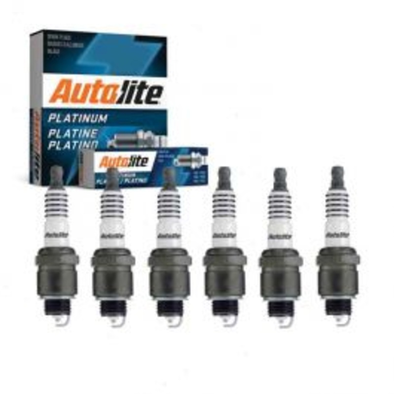 6 pc Autolite Platinum Spark Plug for 1969 International M800 Navy 3.9L L6