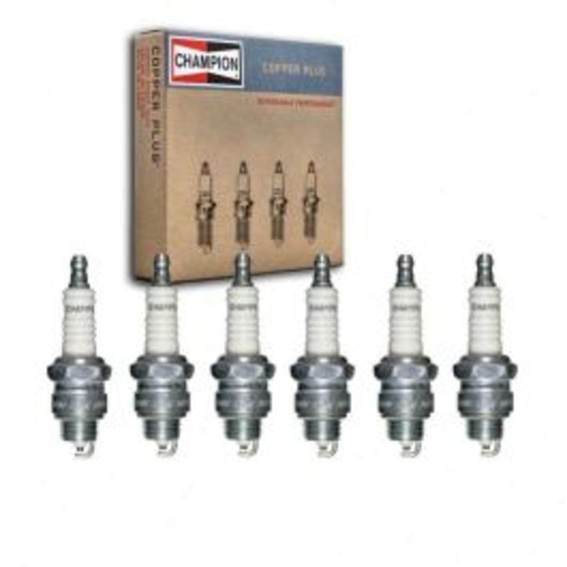 6 pc Champion Copper Plus Spark Plugs for 1964-1965 GMC B3500 5.0L V6