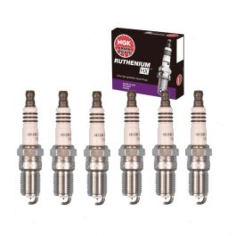 6 pc NGK Ruthenium HX Spark Plugs for 2001 Pontiac Aztek 3.4L V6