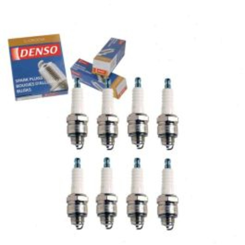 8 pc DENSO Standard U-Groove Spark Plugs for 1963-1966 Buick Wildcat 6.6L 7.0L V8
