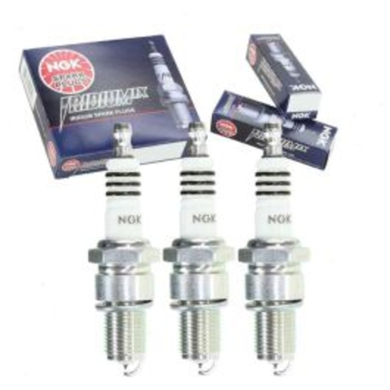 3 pc NGK Iridium IX Spark Plugs for 1985 Suzuki SA310 1.0L L3