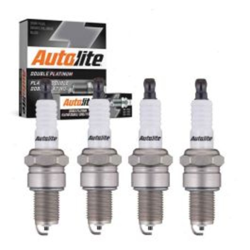 4 pc Autolite Double Platinum Spark Plug for 1984-1989 Bertone X-1 9 1.5L