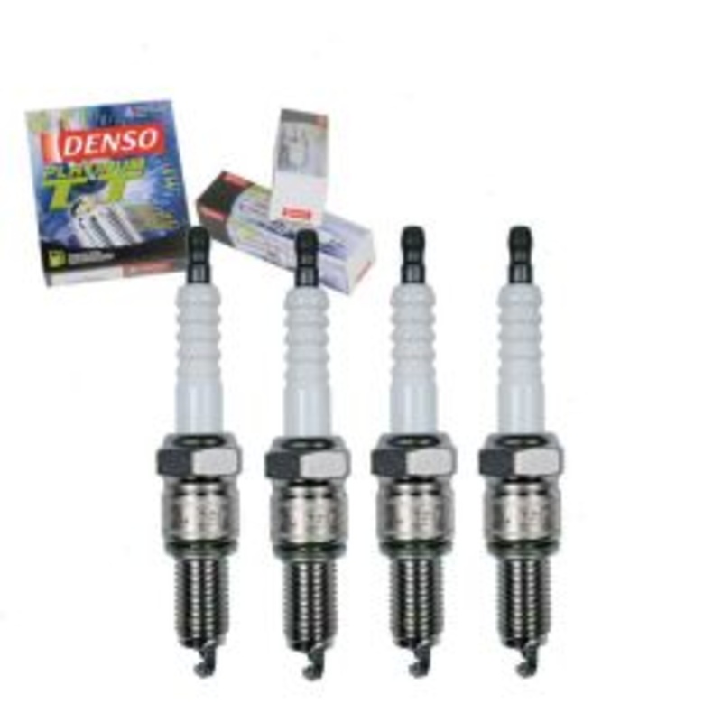 4 pc DENSO Platinum TT Spark Plugs for 1965-1968 Nissan 520 Pickup 1.3L L4