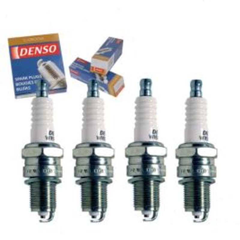 4 pc DENSO Standard U-Groove Spark Plugs for 1989-1995 Dodge Spirit 2.2L 2.5L L4