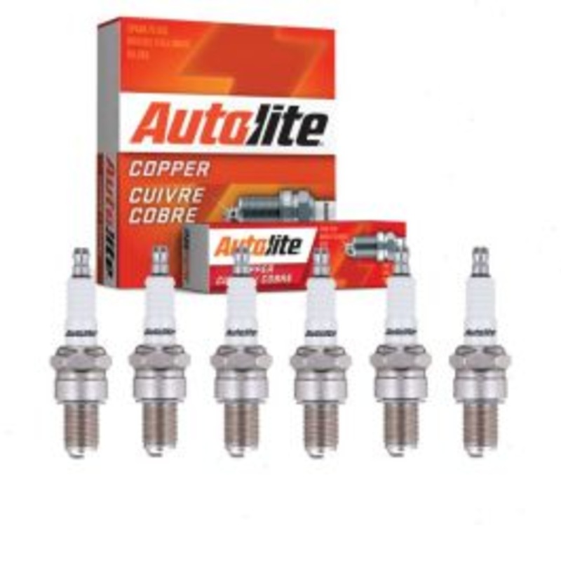 6 pc Autolite Copper Core Spark Plugs for 1967-1969 Chevrolet C10 Suburban 4.8L L6