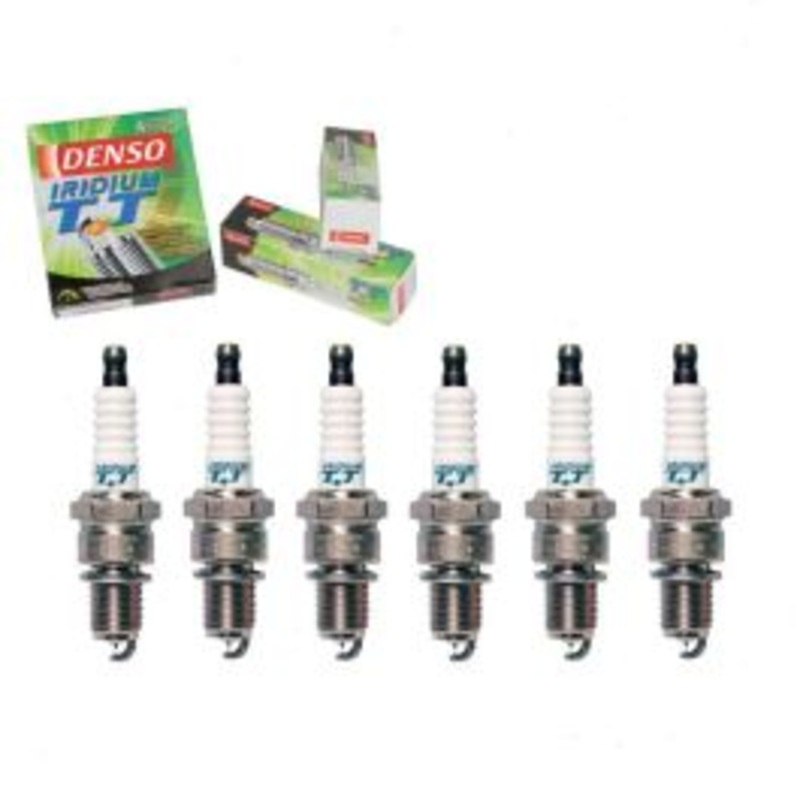 6 pc DENSO Iridium TT Spark Plugs for 1982-1984 Nissan Maxima 2.4L L6