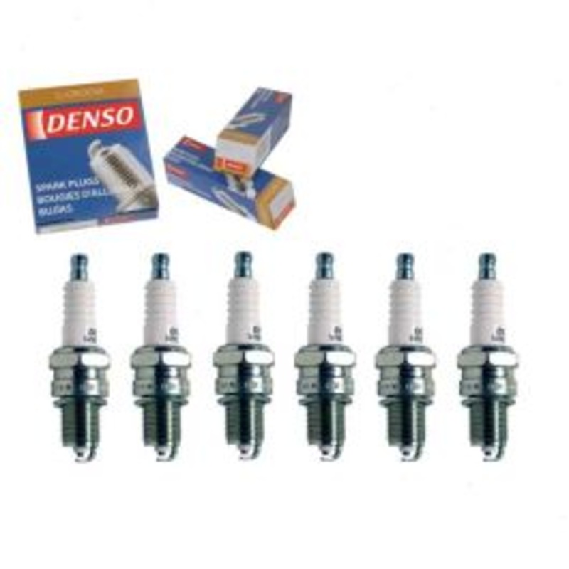6 pc DENSO Standard U-Groove Spark Plugs for 1988-1991 Dodge D250 3.9L V6