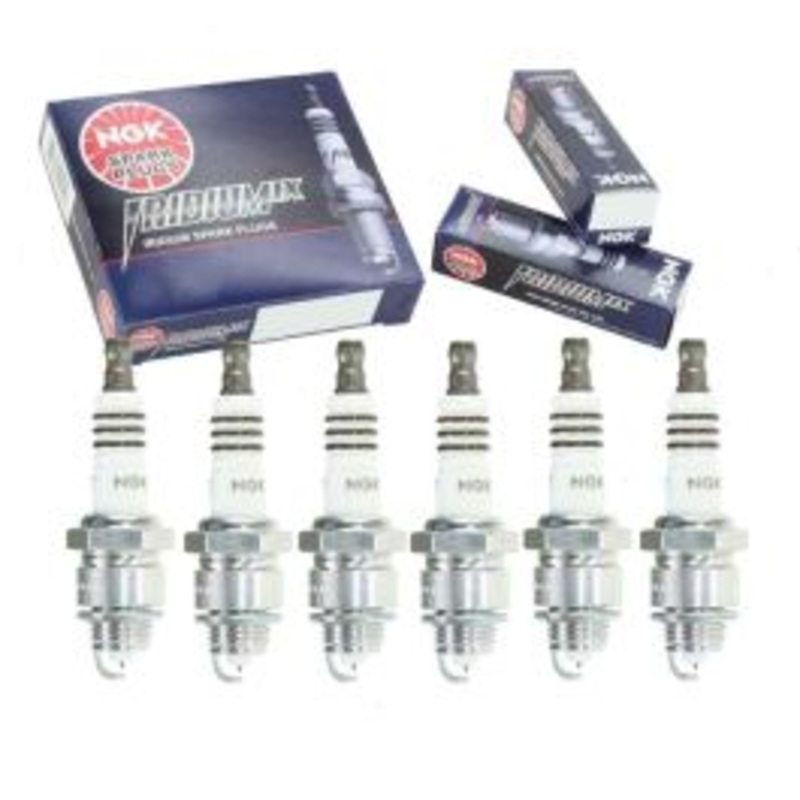 6 pc NGK Iridium IX Spark Plugs for 1968-1969 International 1300C 3.9L L6