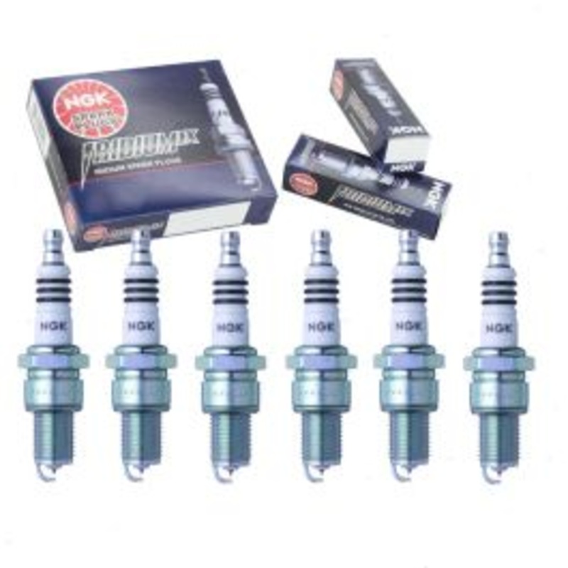 6 pc NGK Iridium IX Spark Plugs for 1969-1971 International M1200 3.8L L6